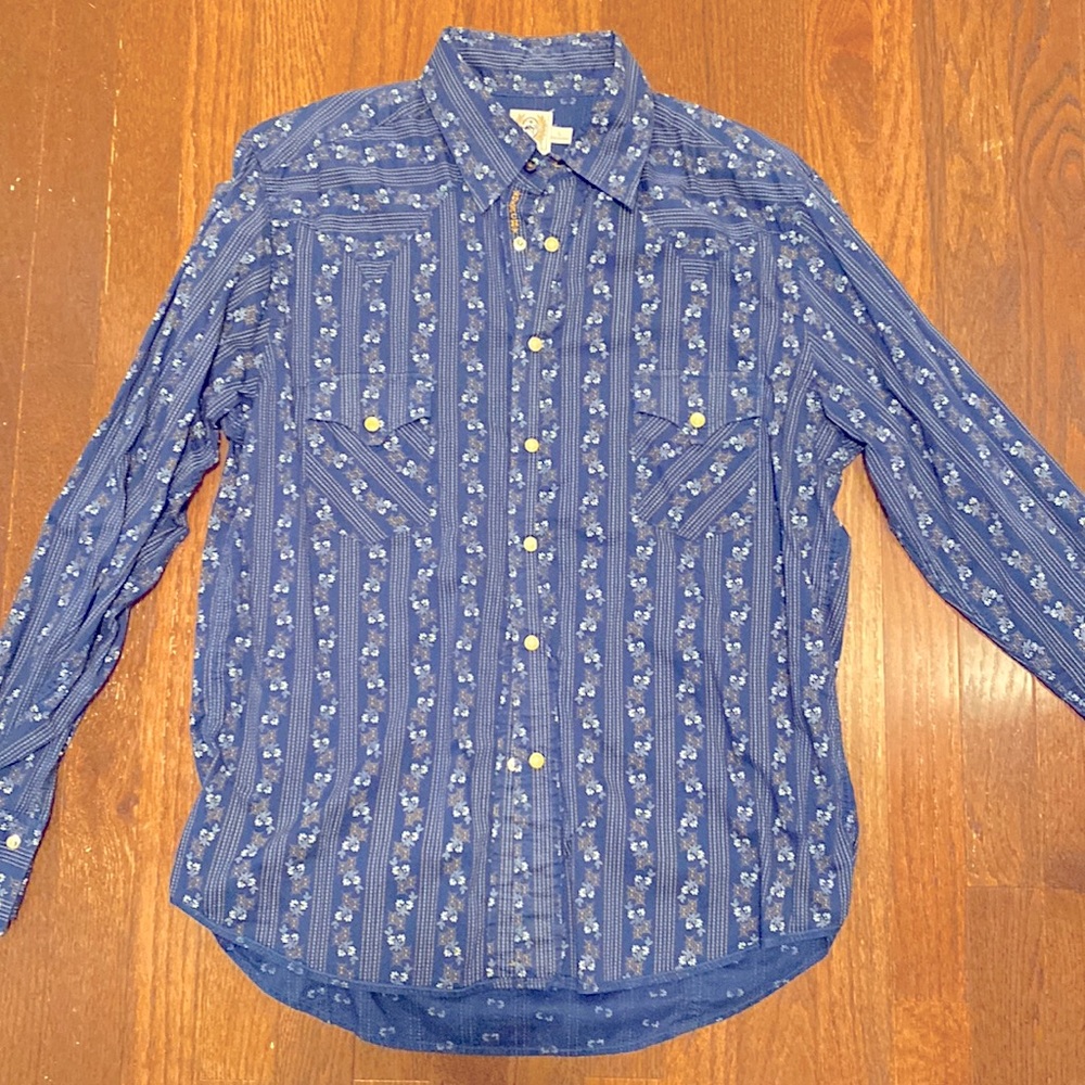 Snap button down shirt